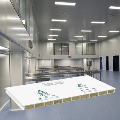 Огнеупорная машина сделанная из Mgo Rock Wool Sandwich Panel Антибактериальная для лаборатории