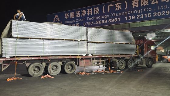 Уровень A1 Огнеупорный Ручной сэндвич-панель для чистых помещений Основной материал магния оксисульфата